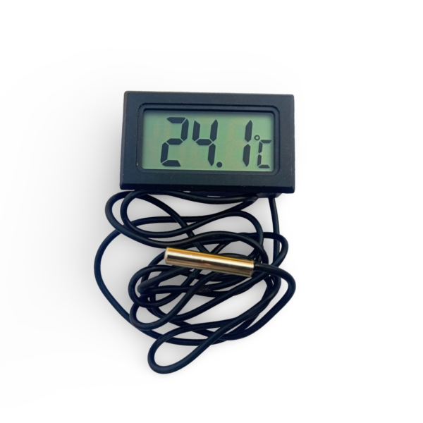 Digital Temperature Meter Gauge with NTC Probe for Aquarium, Fridge, and PC