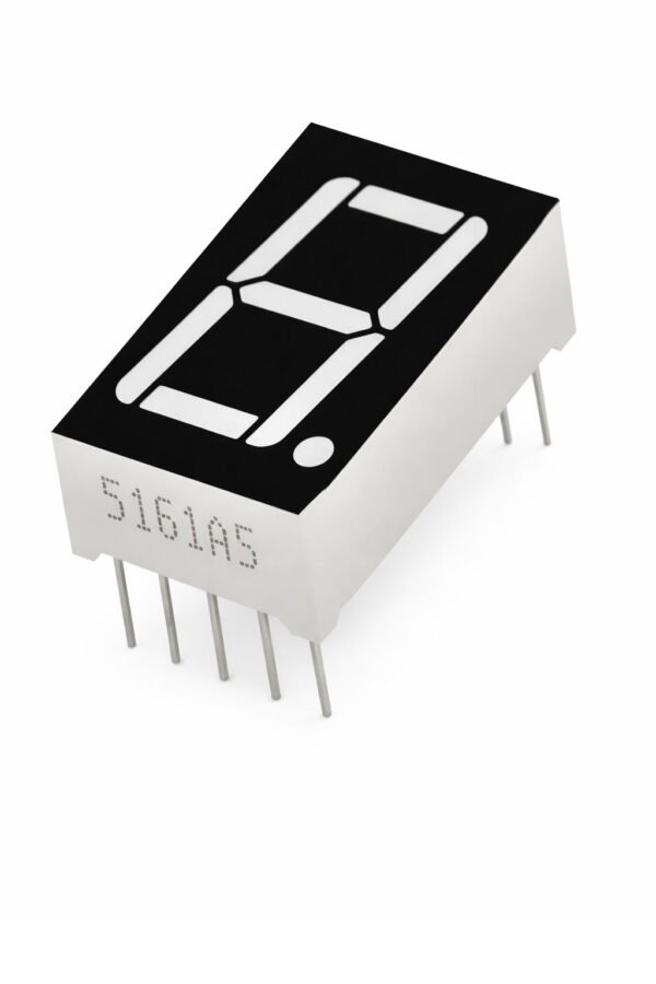 0.56 inch red seven segment display common cathode module compatible with Arduino, ESP32 and microcontroller based electronics projects